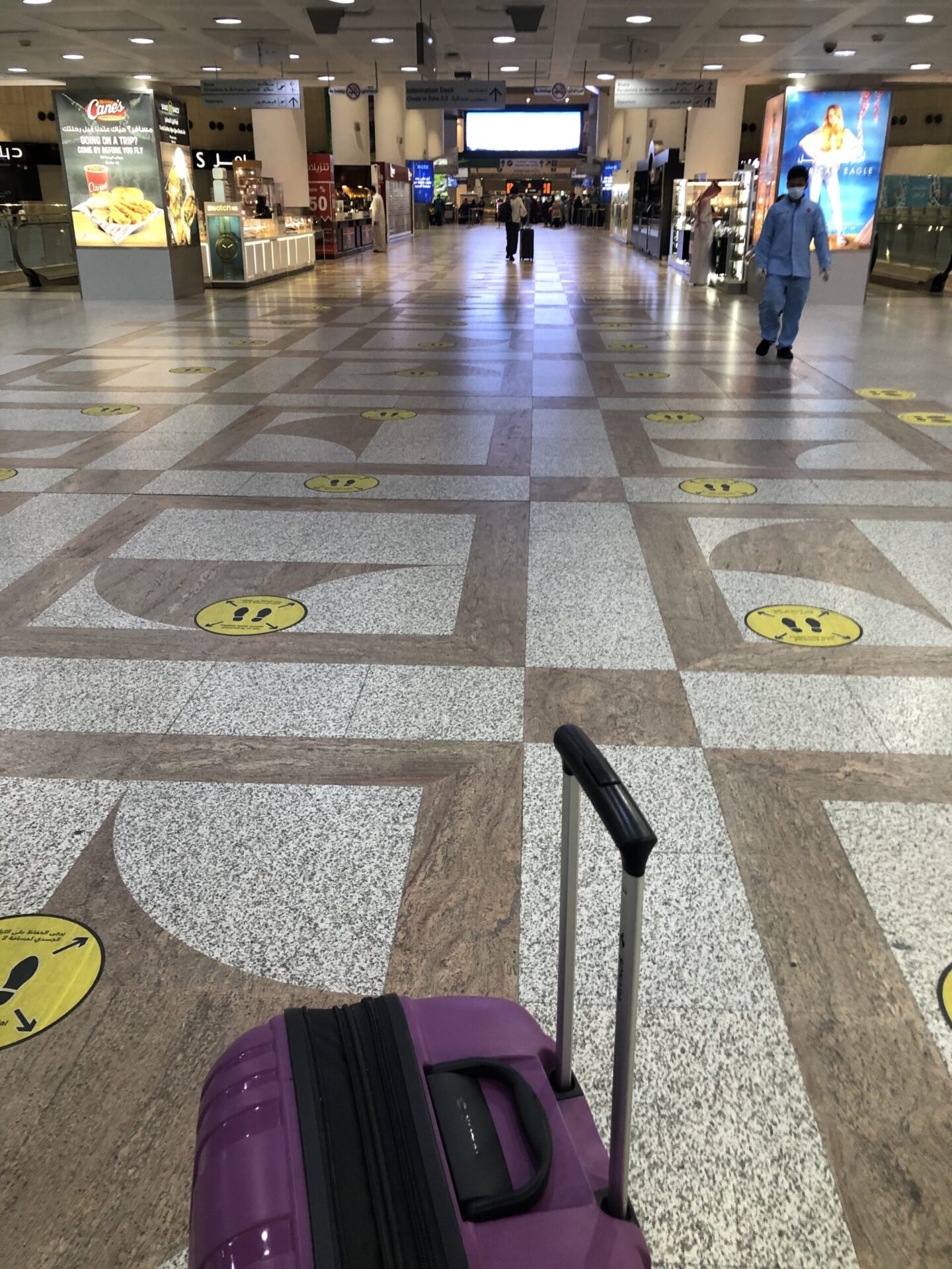 Koronavirus donemi yolculuk kuveyt havalimanı