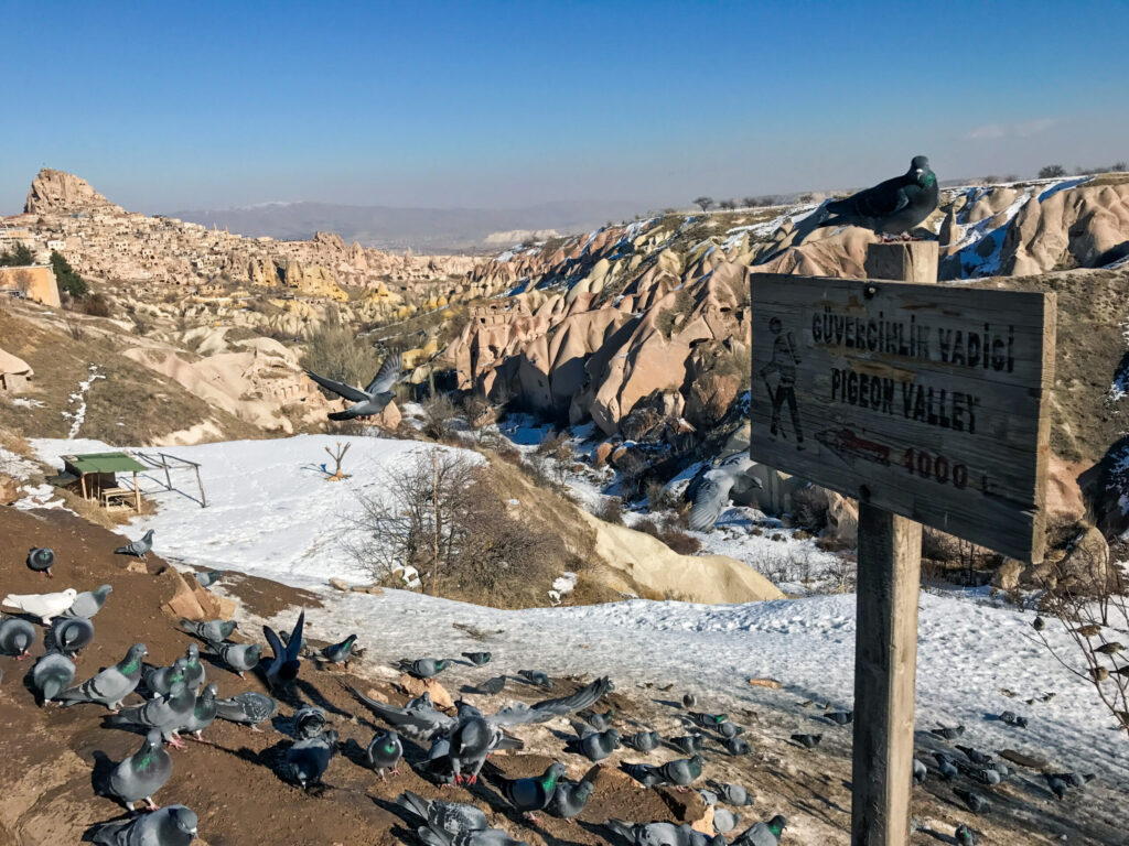 Uchisar Guvercinlik vadisi Kapadokya gezi